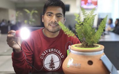 PERSONAJE DE LA SEMANA: ALINTI, LA MACETA QUE PRODUCE ENERGÍA LIMPIA A PARTIR DE PLANTAS Y MICROORGANISMOS